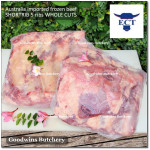 Beef rib SHORTRIB daging iga sapi frozen Australia GREENHAM crossed cuts for galbi bulgogi 3/8" 1cm (price/kg 11-12pcs)